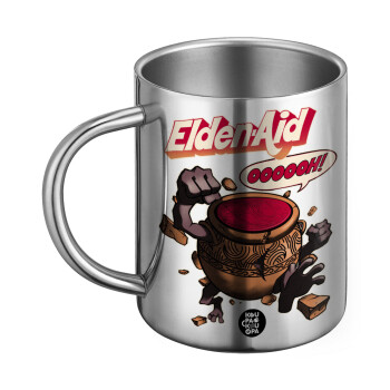 Elden-Aid, Elden Ring inspired , Ανοξείδωτη Μεταλλική Κούπα 450ml - Διπλού Τοιχώματος