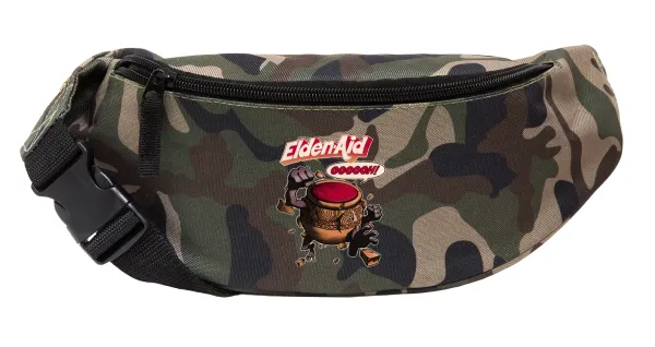 Elden-Aid — Unisex waist bag (banana) in Jungle camouflage color with 2 pockets