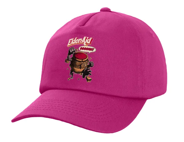 Elden-Aid — Adult Baseball Cap, 100% Cotton, Purple (COTTON, ADULT, UNISEX, ONE SIZE)