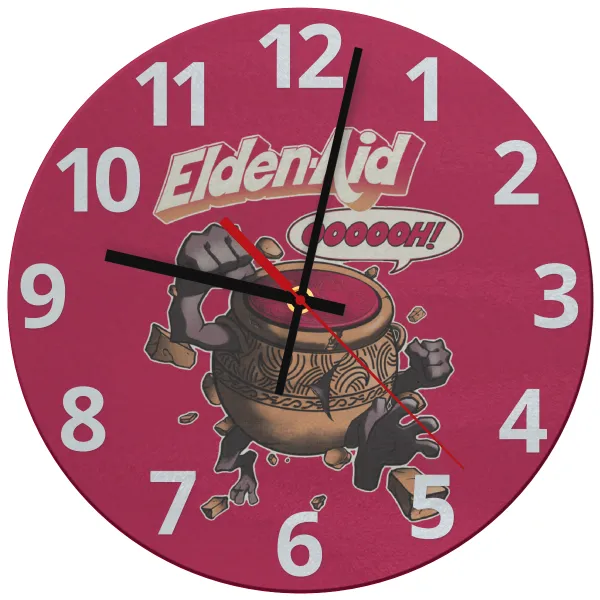 Elden-Aid — Glass wall clock (30cm)
