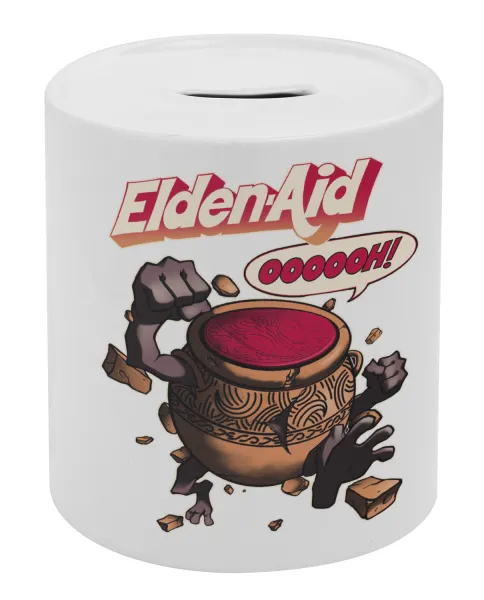 Elden-Aid — Κουμπαράς πορσελάνης με τάπα