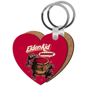 Elden-Aid, Elden Ring inspired , Μπρελόκ Ξύλινο καρδιά MDF