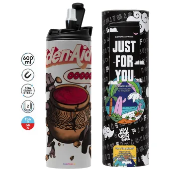 Elden-Aid, Elden Ring inspired , Tumbler stainless steel GREY 600ml