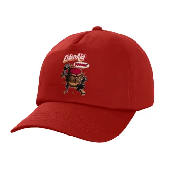 Elden-Aid, Elden Ring inspired , Πεντάφυλλο Καπέλο Ενηλίκων Baseball, 100% Βαμβακερό,  Κόκκινο (ΒΑΜΒΑΚΕΡΟ, ΕΝΗΛΙΚΩΝ, UNISEX, ONE SIZE)