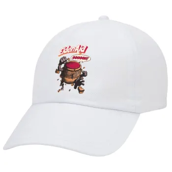 Elden-Aid, Elden Ring inspired , Καπέλο Ενηλίκων Baseball Λευκό 5-φύλλο (POLYESTER, ΕΝΗΛΙΚΩΝ, UNISEX, ONE SIZE)
