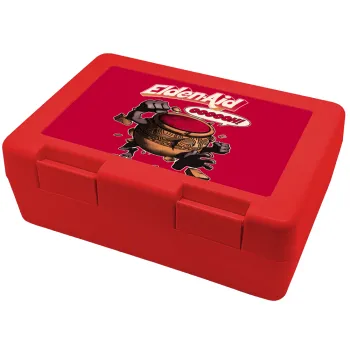 Elden-Aid, Elden Ring inspired , Παιδικό δοχείο κολατσιού ΚΟΚΚΙΝΟ 185x128x65mm (BPA free πλαστικό)