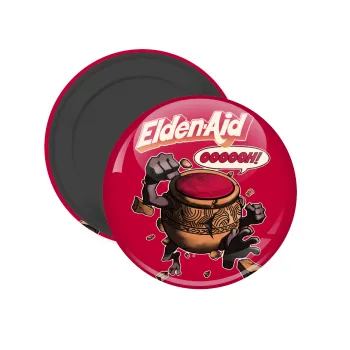 Elden-Aid, Elden Ring inspired , Μαγνητάκι ψυγείου στρογγυλό διάστασης 5cm