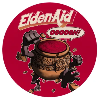 Elden-Aid, Elden Ring inspired , Mousepad Στρογγυλό 20cm