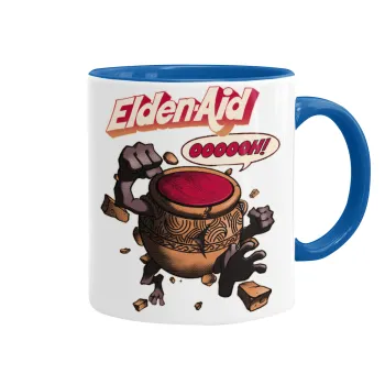 Elden-Aid, Elden Ring inspired , Κούπα χρωματιστή μπλε, κεραμική, 330ml