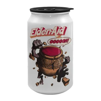 Elden-Aid, Elden Ring inspired , Κούπα ταξιδιού μεταλλική με καπάκι (tin-can) 500ml