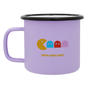 Pacman waka waka waka, Κούπα Μεταλλική εμαγιέ ΜΑΤ Light Pastel Purple 360ml