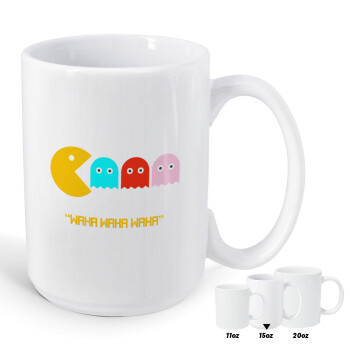 Pacman waka waka waka, Κούπα Mega, κεραμική, 450ml