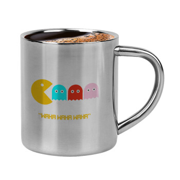 Pacman waka waka waka, Κουπάκι μεταλλικό διπλού τοιχώματος για espresso (220ml)