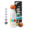Bascetball Metal mug thermos, double wall, 550ml