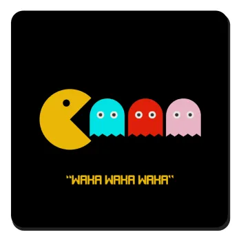 Pacman waka waka waka, Τετράγωνο μαγνητάκι ξύλινο 9x9cm