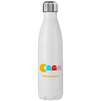 Pacman waka waka waka, Stainless steel, double-walled, 750ml