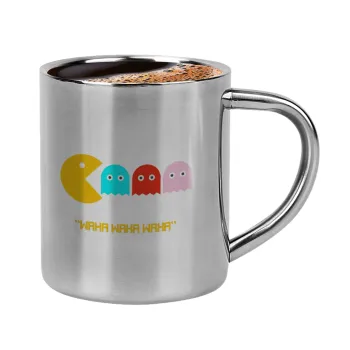 Pacman waka waka waka, Κουπάκι μεταλλικό διπλού τοιχώματος για espresso (220ml)