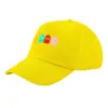 Child's Baseball Cap, 100% Cotton Twill, Yellow (COTTON, CHILD, UNISEX, ONE SIZE)