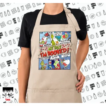 My Day Grinch, Ποδιά μακριά Σεφ ολόσωμη με τσέπες SAND (ΕΝΗΛΙΚΩΝ)