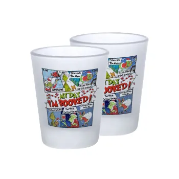 My Day Grinch, Σφηνοπότηρα γυάλινα 45ml του πάγου (2 τεμάχια)