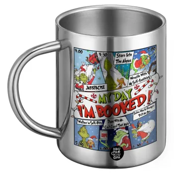 My Day Grinch, Ανοξείδωτη Μεταλλική Κούπα 450ml - Διπλού Τοιχώματος