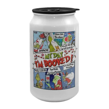 My Day Grinch, Κούπα ταξιδιού μεταλλική με καπάκι (tin-can) 500ml