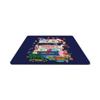 Xmas Classic movies, Mousepad rect 27x19cm