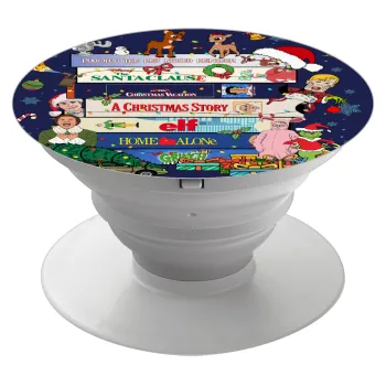 Xmas Classic movies, Phone Holders Stand  Λευκό Βάση Στήριξης Κινητού στο Χέρι