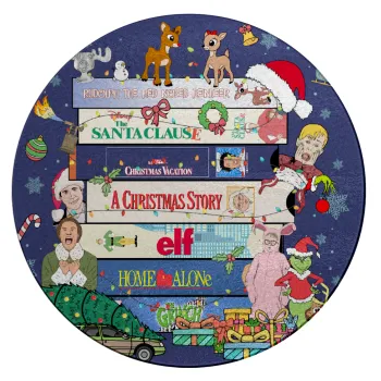 Xmas Classic movies, Επιφάνεια κοπής γυάλινη στρογγυλή (30cm)