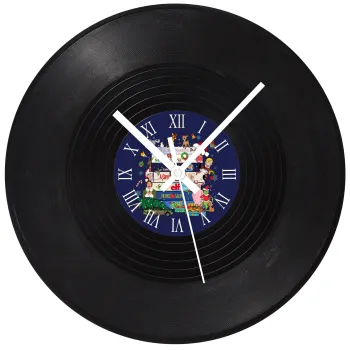 Xmas Classic movies, Ρολόι τοίχου Βινύλιο (30cm)