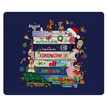 Xmas Classic movies, Mousepad ορθογώνιο 23x19cm