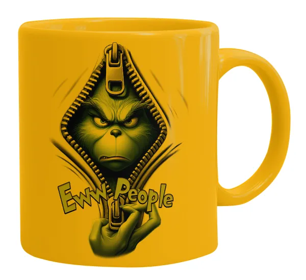 Grinch — Κούπα, κεραμική κίτρινη, 330ml