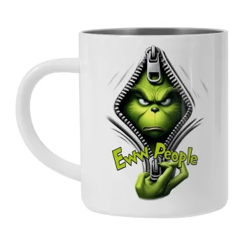 Grinch, eww people, Κούπα Ανοξείδωτη διπλού τοιχώματος 300ml