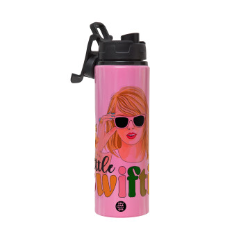 Little Swiftie, Μεταλλικό παγούρι νερού με καπάκι ασφαλείας, αλουμινίου 850ml