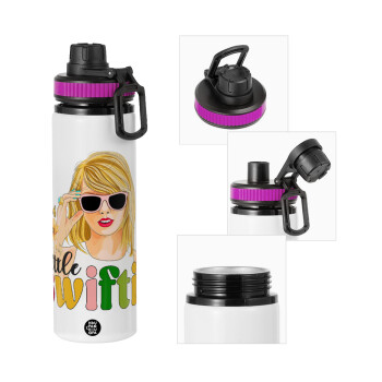 Little Swiftie, Metallic water bottle with safety lid, 850ml aluminum