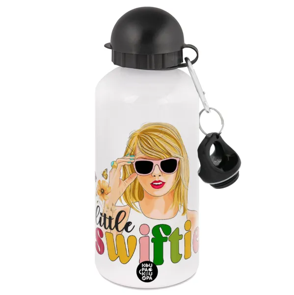 Little Swiftie — Μεταλλικό παγούρι νερού, Λευκό, αλουμινίου 500ml