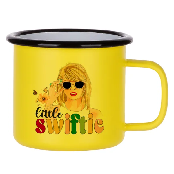 Little Swiftie — Κούπα Μεταλλική εμαγιέ ΜΑΤ Κίτρινη 360ml
