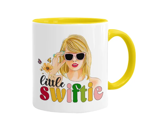 Little Swiftie — Mug colored yellow, ceramic, 330ml