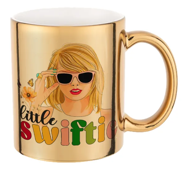 Little Swiftie — Mug ceramic, gold mirror, 330ml
