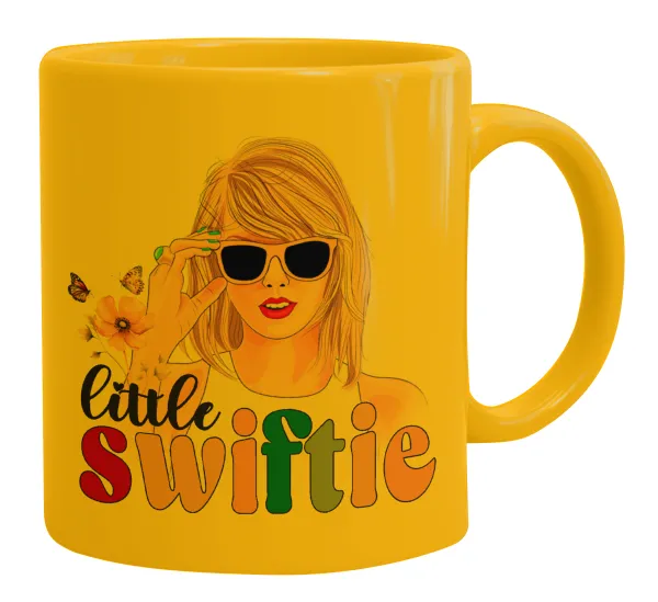 Little Swiftie — Ceramic coffee mug yellow, 330ml