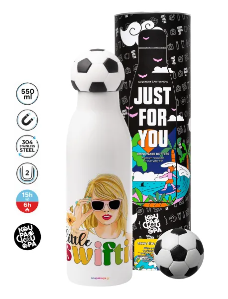 Little Swiftie — Soccer Metal mug thermos, double wall, 550ml