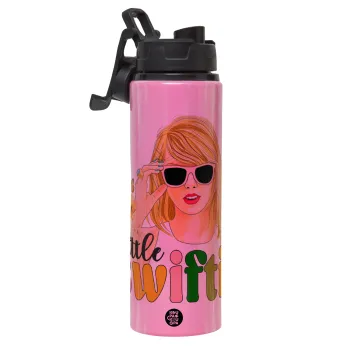 Little Swiftie, Μεταλλικό παγούρι νερού με καπάκι ασφαλείας, αλουμινίου 850ml