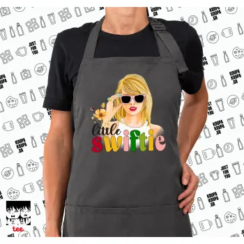 Little Swiftie, Ποδιά μακριά Σεφ ολόσωμη με τσέπες GREY (ΕΝΗΛΙΚΩΝ)