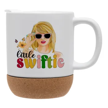 Little Swiftie, Κούπα, κεραμική με βάση φελού και καπάκι (ΜΑΤ), 330ml