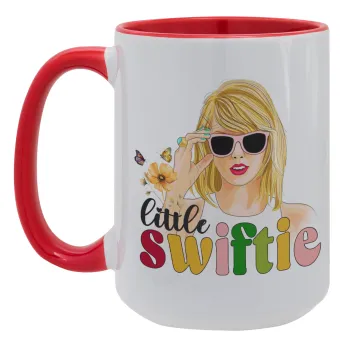 Little Swiftie, Κούπα Mega 15oz, κεραμική Κόκκινη, 450ml