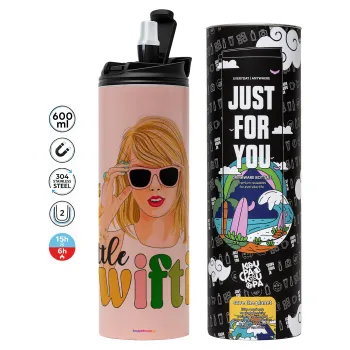 Little Swiftie, Tumbler stainless steel PINK 600ml