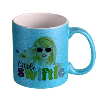 Little Swiftie, Κούπα Σιέλ Glitter που γυαλίζει, κεραμική, 330ml