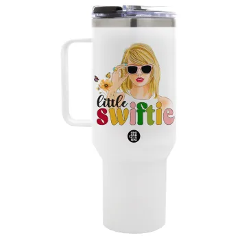 Little Swiftie, Mega Tumbler με καπάκι, διπλού τοιχώματος (θερμό) 1,2L