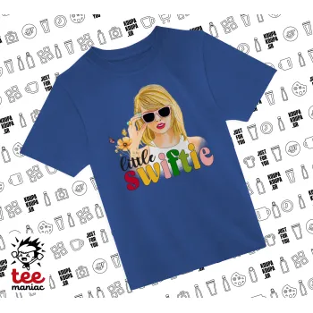 Little Swiftie, Παιδικό T-Shirt ΜΠΛΕ από 100% βαμβάκι, για κάθε μέρα. Vegan & OEKO-TEX πιστοποιημένο.