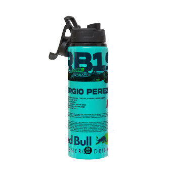 Redbull Sergio Perezi, Μεταλλικό παγούρι νερού με καπάκι ασφαλείας, αλουμινίου 850ml
